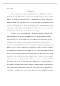 Collin College PSY 1300 Metacognition Paper