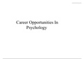 Collin College PSY 2301 Career Opportunities In Psychology Presentation