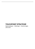 Volledige nodige documenten - Touchpoint strategie (YC0648 | 2022) - fase 2 - 1ste semester