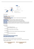 GCSE/IGCSE Physics Summary Notes (A* Student) - Unit 2 Newtonian Mechanics (General physics for CIE/ CAIE, AQA, Edexcel and OCR)