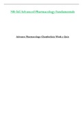 Week 3 Quiz - NR565 / NR 565 (Latest 2023 / 2024) : Advanced Pharmacology Fundamentals - Chamberlain
