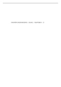 Cognitive Neuroscience UU - Complete book summary EXAM 2 