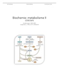 Samenvatting Biochemie: Metabolisme II (2022-23)(C003369)