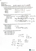 General Chemistry 1A Final Exam