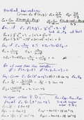 Class notes Partial derivatives 