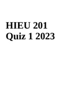 HIEU 201 Chapter 1 Quiz 2023 | HIEU 201 LECTURE QUIZ 1 2023 | HIEU 201 Lecture Quiz 1 Latest Questions and Answers & HIEU 201 Quiz 1.