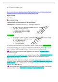 Chamberlain College Of Nursing NR 601/NR 601 Midterm Exam Study Guide