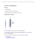 ES196 - Statics and Structures - Week 7 Lecture Notes - University of Warwick