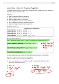 9.4 LN Properties of Logarithms