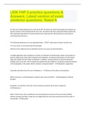 LEIK FNP 2 practice questions & Answers. Latest version of exam predictor questions. Rated A