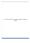 ACC 222 Exam 2 Practice- Northern Virginia Community College