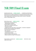 NR 509 All Quizzes Advanced Physical Assessment Chamberlain