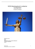 Moduleopdracht Juridische vaardigheden (NCOI)