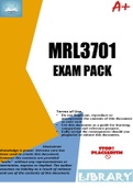 MRL3701 EXAM PACK 2024