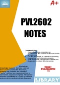 PVL2602 Semester 1 Notes