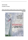 Test Bank - Essentials of Genetics, 9th Edition (Klug, 2015) Chapter 1-22 | All Chapters