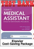 TEST BANK for Today's Medical Assistant: Clinical & Administrative Procedures 3rd Edition by Kathy Bonewit-West, Sue Hunt, and Edith . ISBN 9780323311540, 0323311547. (All Chapters 1-51).