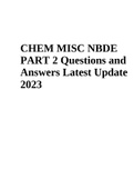 NBDE PART 2 Questions and Answers Latest Update 2023