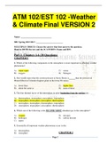 ATM 102/EST 102 -Weather & Climate Final VERSION 1