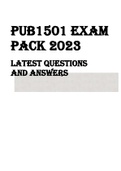 PUB1501 Exam PACK 2023 