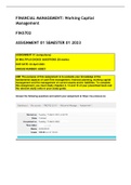 FIN3702 Assignment 01 Semester 1 2023  Detailed Solutions