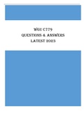 WGU C779 QUESTIONS & ANSWERS Latest 2023