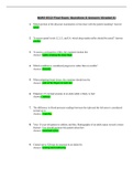 NURS 6512 Final Exam. Questions & Answers (Graded A)