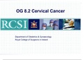 obgyn- cervical malignancy royal college of surgeons ireland