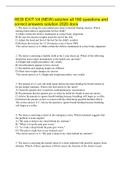 HESI EXIT V4 (NEW) solution all 160 questions and  correct answers solution 2020 docs 
