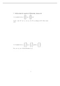 Linear Algebra (MATH 21) quiz 7