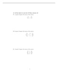 Linear Algebra (MATH 21) quiz 11