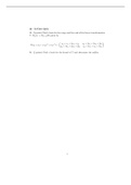 Linear Algebra (MATH 21) quiz 22