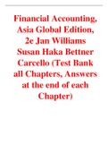 Financial Accounting, Asia Global Edition, 2e Jan Williams Susan Haka Bettner  Carcello (Test Bank)