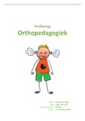 Profilering Orthopedagogiek (keuzevak) | speciaal onderwijs (cluster 3, VSO) | verkorte deeltijd pabo | cijfer: 8,5