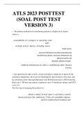 ATLS 2023 POST TEST (SOAL POST TEST VERSION 3)