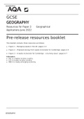 GCSE GEOGRAPHY Resources for Paper 3