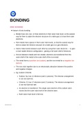 Summary  Unit 3.1.3 - Bonding 