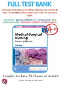 Test Bank For Medical-Surgical Nursing 5th Edition By Holly Stromberg 9780323810210 Chapter 1-49 Complete Guide .