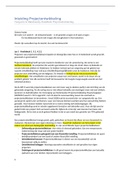 Handige en uitgebreide samenvatting Handboek / Inleiding Projectontwikkeling (VEMPRO)