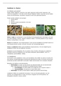 Samenvatting Biologie hoofdstuk 11 Planten van 10VoorBiologie