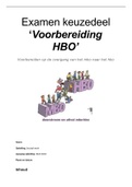 Uitwerking van keuzedeel voorbereiding HBO - MBO Zaak (en andere MBO opleidingen)