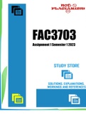 FAC3703 Assignment 1 Semester 1 2023