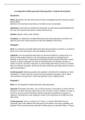 Meta-ethical theories ESSAY PLANS- Philosophy & Ethics A Level OCR