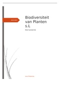 Biodiversiteit van planten s.L: anatomie (opleiding BCBT)