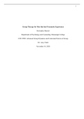 Literature Review of Group Therapy 