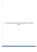 VATI Pharmacology Remediation|complete latest solution guide.