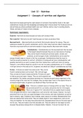 Nutrition: Concepts of nutrition and digestion