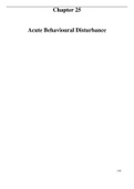 acute behavioural disturbances in psychiatry