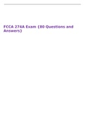 FCCA 274A Module 1 Quiz | FCCA 274A Module 2 | FCCA 274A Module 3 Quiz |FCCA 274A Exams {Package Deal}