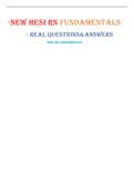 NEW HESI RN FUNDAMENTALS  -2023 REAL QUESTIONS&ANSWERS